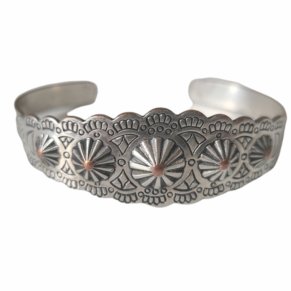 Vintage Sterling Silver Cuff Bracelet